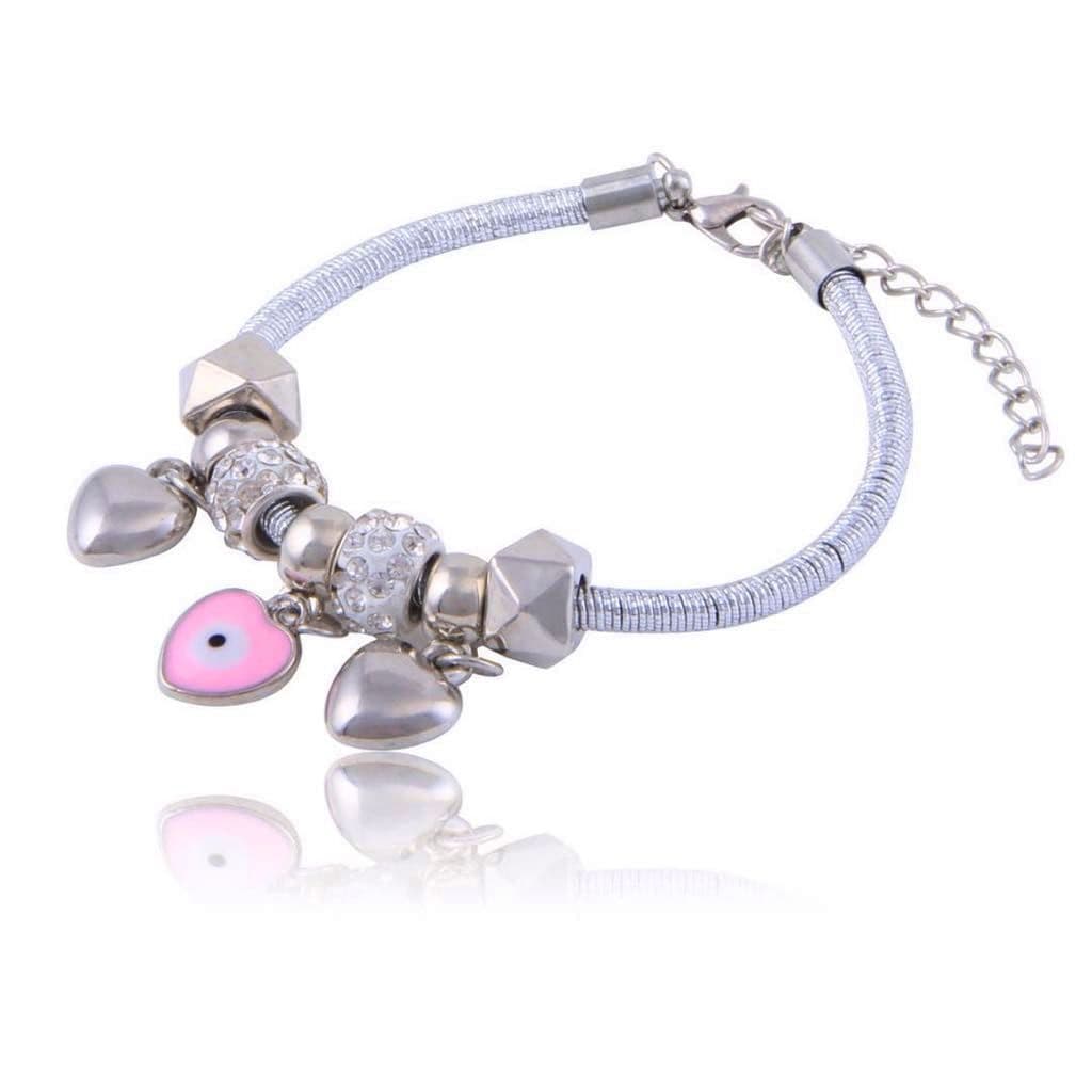 Elegant Rose Pink Bracelet - Perfect Accessory for Girls and Women