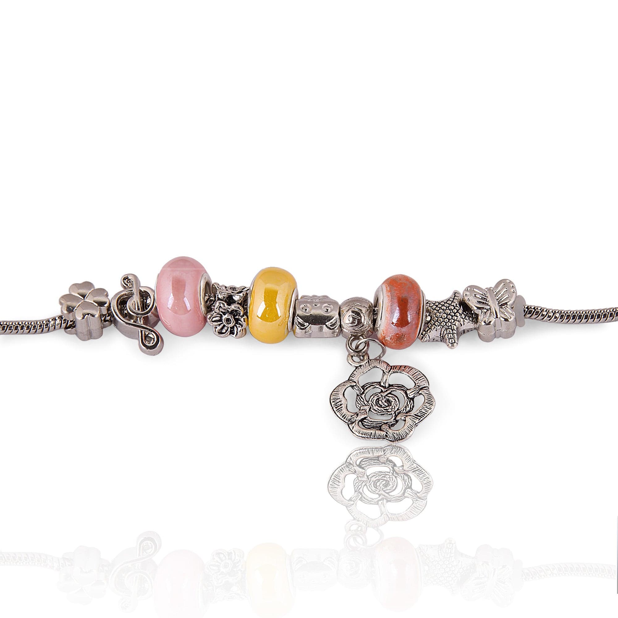 Dazzle in the Multicolor Antique Charm Bracelet for Women