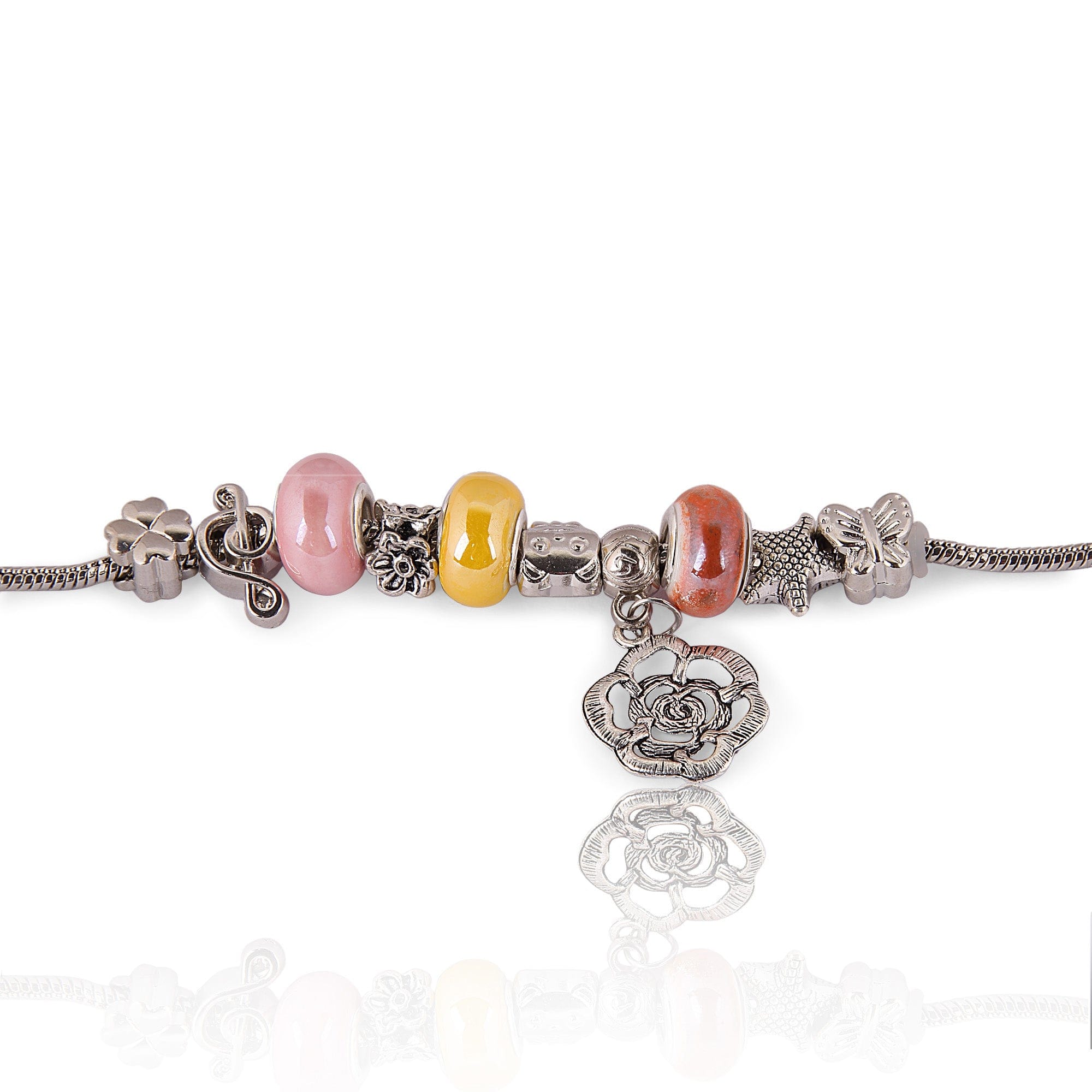 Charming Multicolor Cuff Bracelet - Antique Accessory for Women