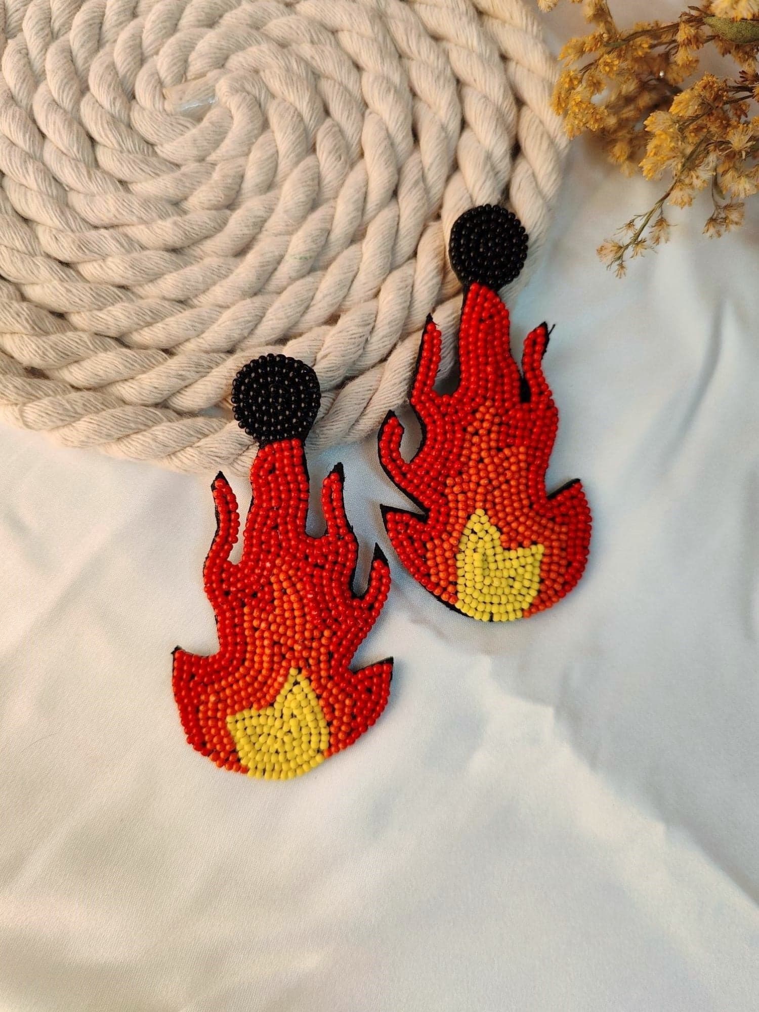 Handcrafted Beaded Drop Earrings – Unique, Dazzling Online Exclusive Jewelry