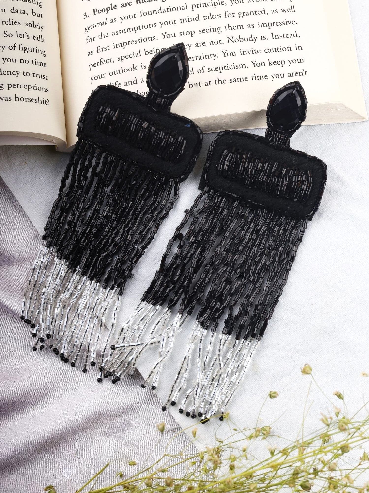 Artisan Crafted Beaded Dangle Earrings - Exquisite Range Online