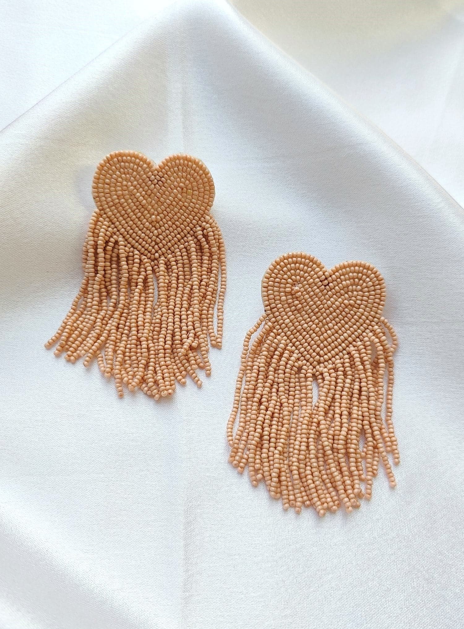 Handcrafted Tassel & Bead Earrings for Women, Stylish Statement Jewelry Gift
