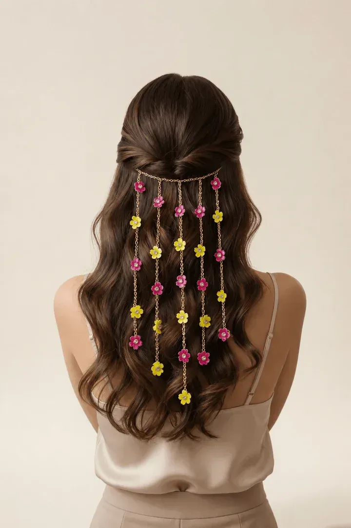 Glamorous Floral and Pearl Hair Accessories for Weddings & Engagements