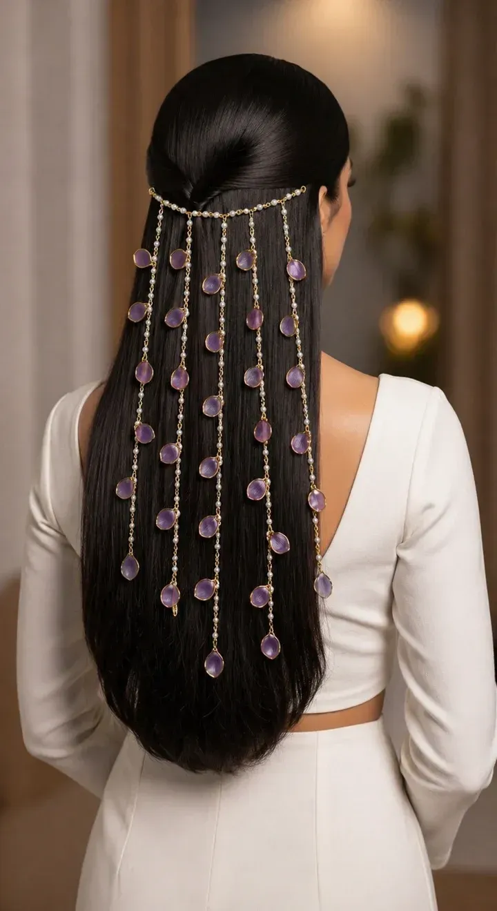 Elegant Bridal Hair Clip – Ultimate Wedding Hair Accessory for Haldi, Mehndi & Parties