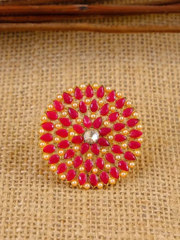Pink Bash Meenakari: The Unique Statement Ring for Party Wear