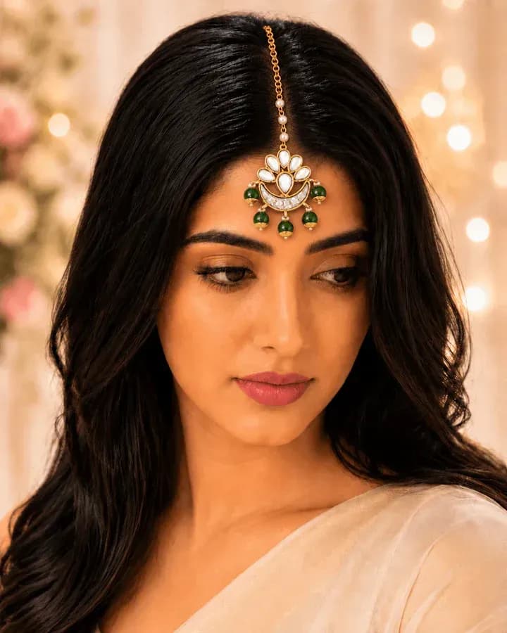 Bridal Bliss: Exquisite Maang Tikka Designs and Sets