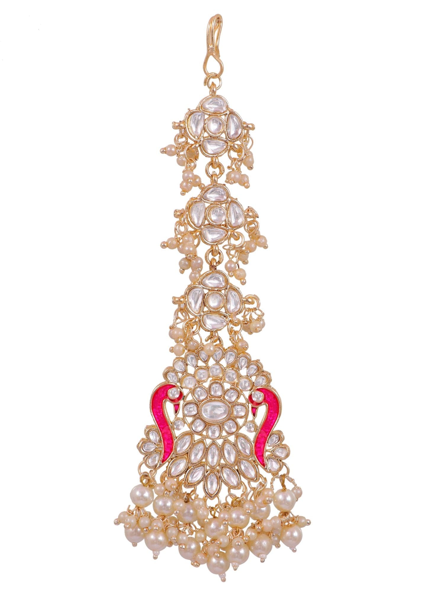 Elegant Maang Tikka - Treasured Hair Tikka Jewellery Artistry