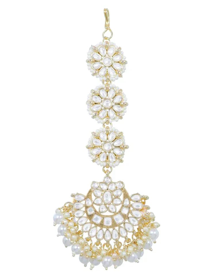 Adorn Elegance: Antique Maang Tikka - Enchanting Hair Tikka Jewellery Set