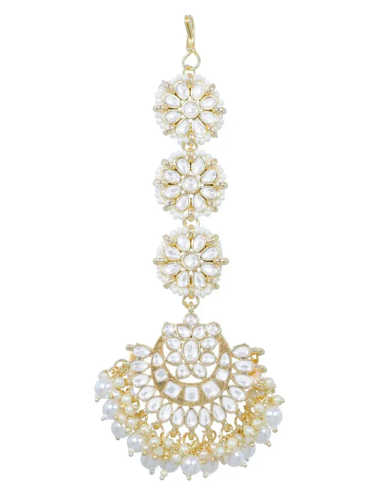 Adorn Elegance: Antique Maang Tikka - Enchanting Hair Tikka Jewellery Set