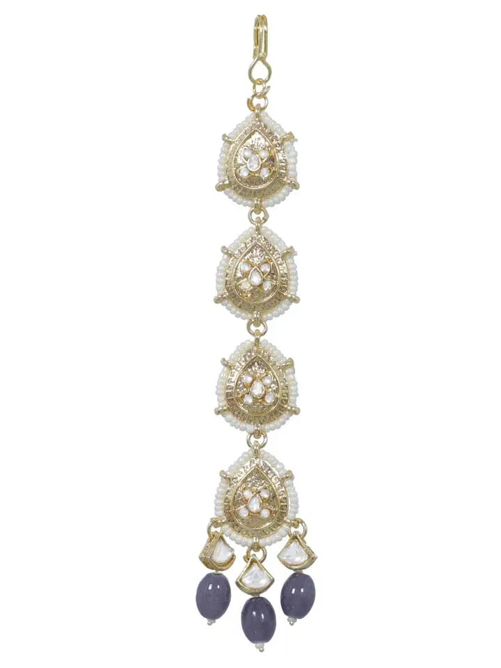 Gleaming Elegance: Exquisite Maang Tikka Hair Jewellery