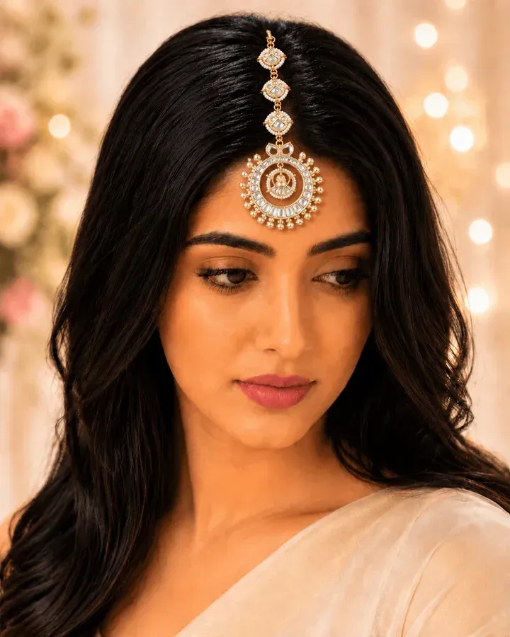 Elegant Maang Tikka: Head Accessories with Exclusive Design for Weddings