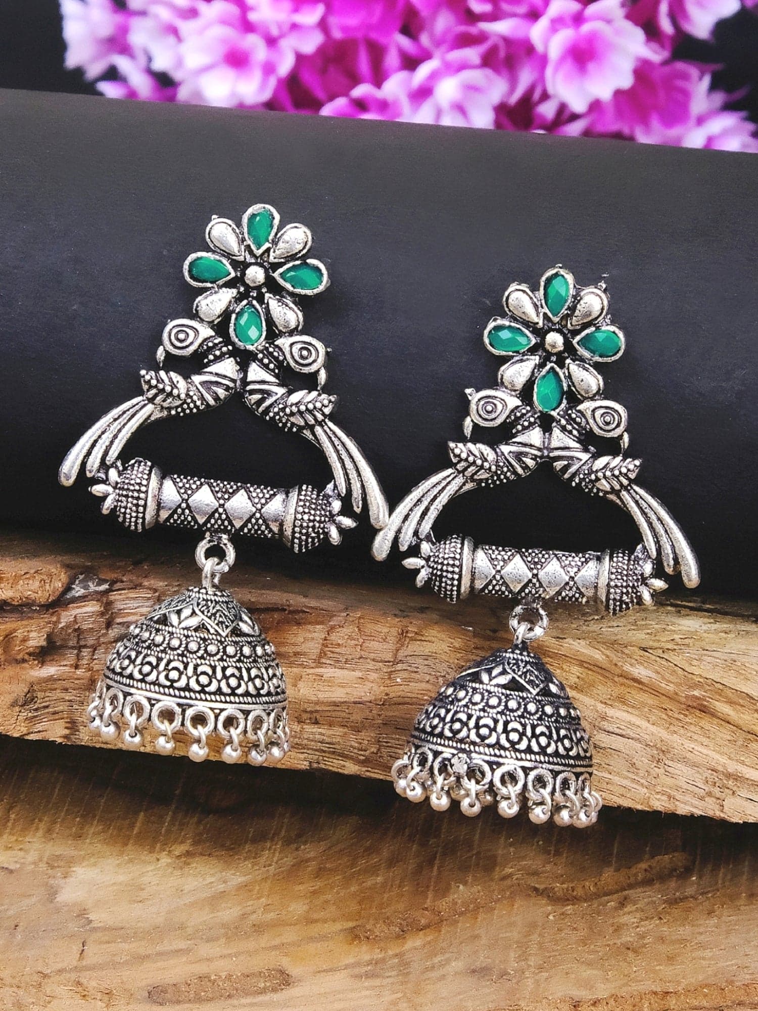 Jhumka Infusion: Oxidised Jhumka Design for Girls & Women