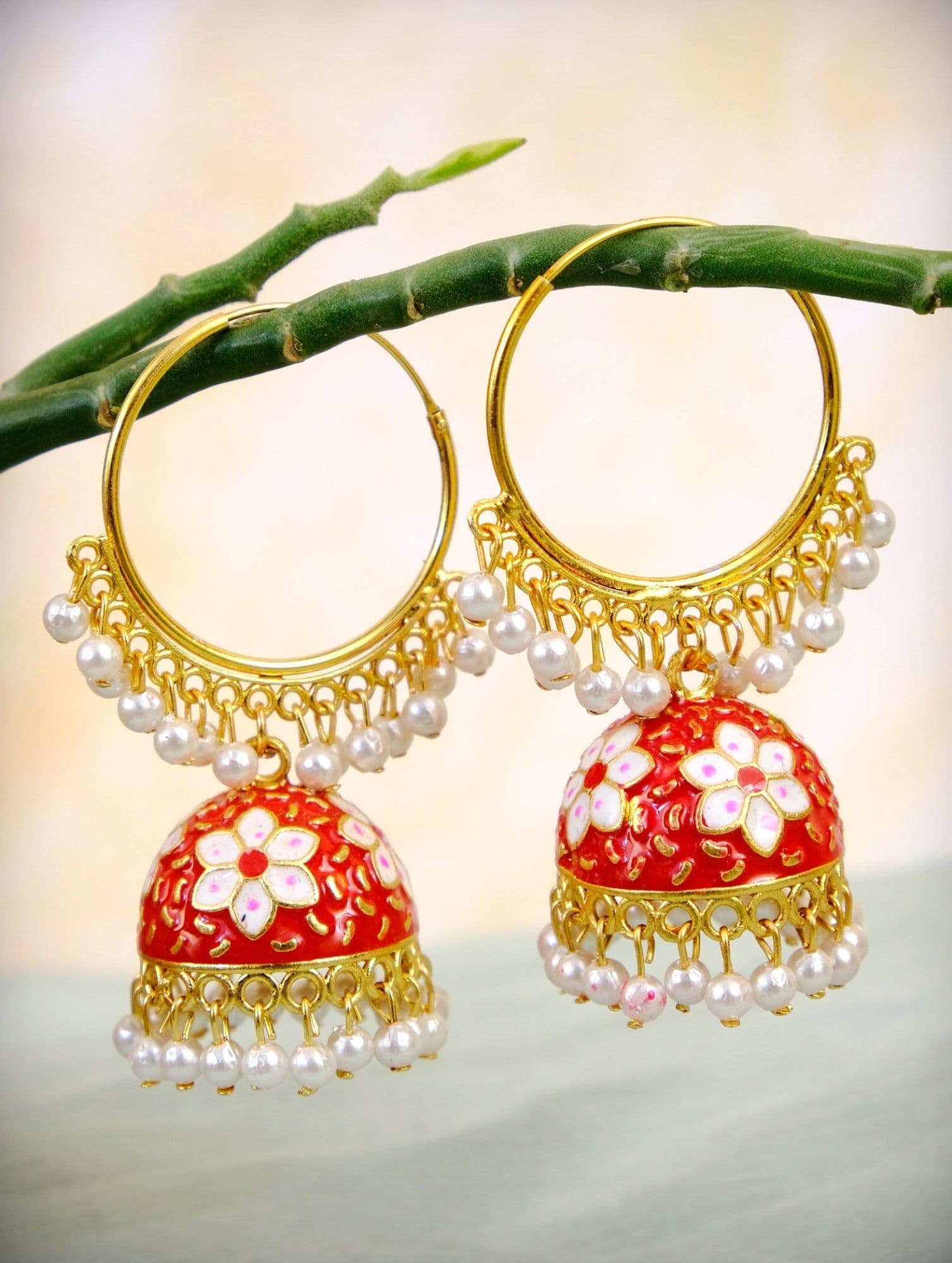 Chic Traditions: Jhumki Earrings for the Modern Fashionista