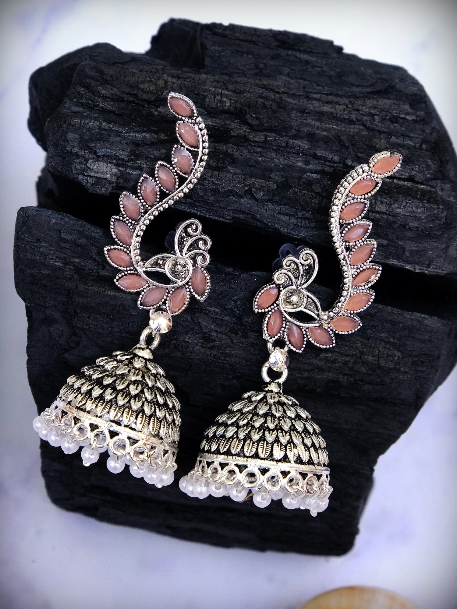 Feminine Flair Oxidised Earrings – Elegant Choice For Women