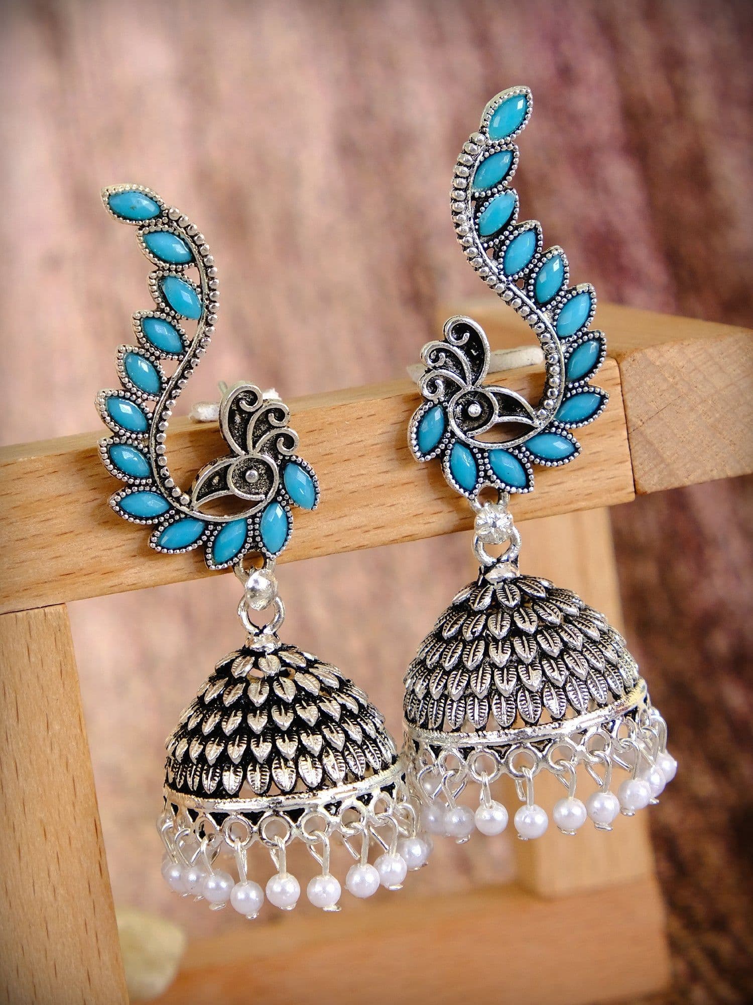 Bespoke Oxidised Earrings: Ethnic Chic for Modern Women