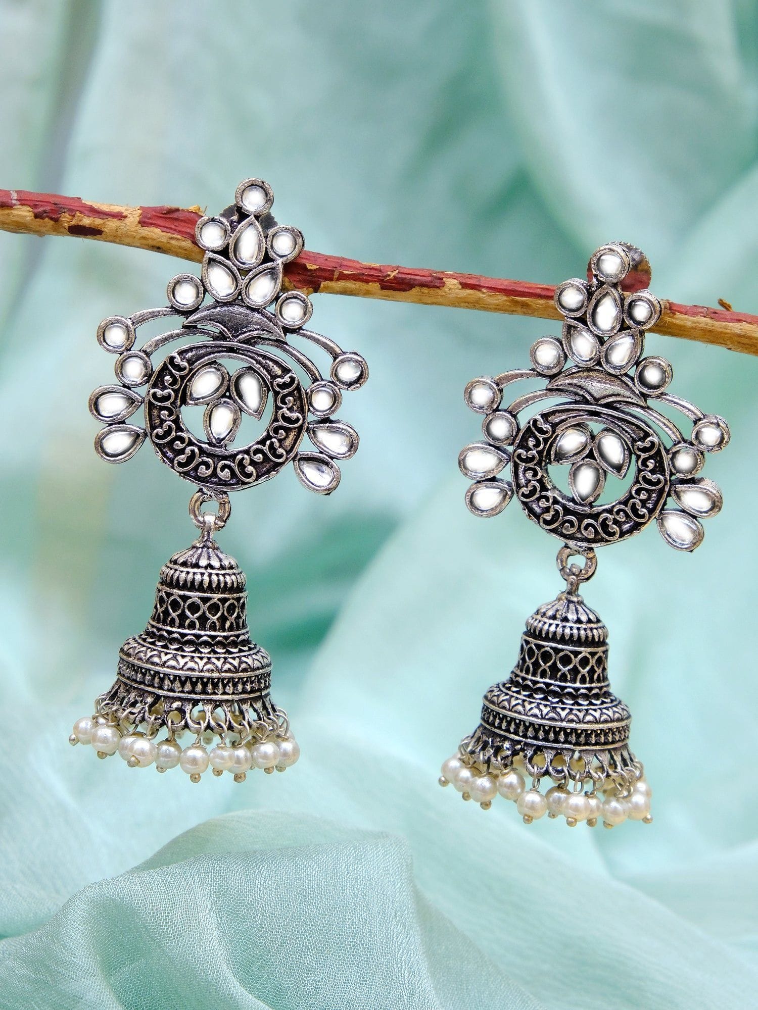 Chic Oxidised Earrings: An Empowering Accessory Choice for Women