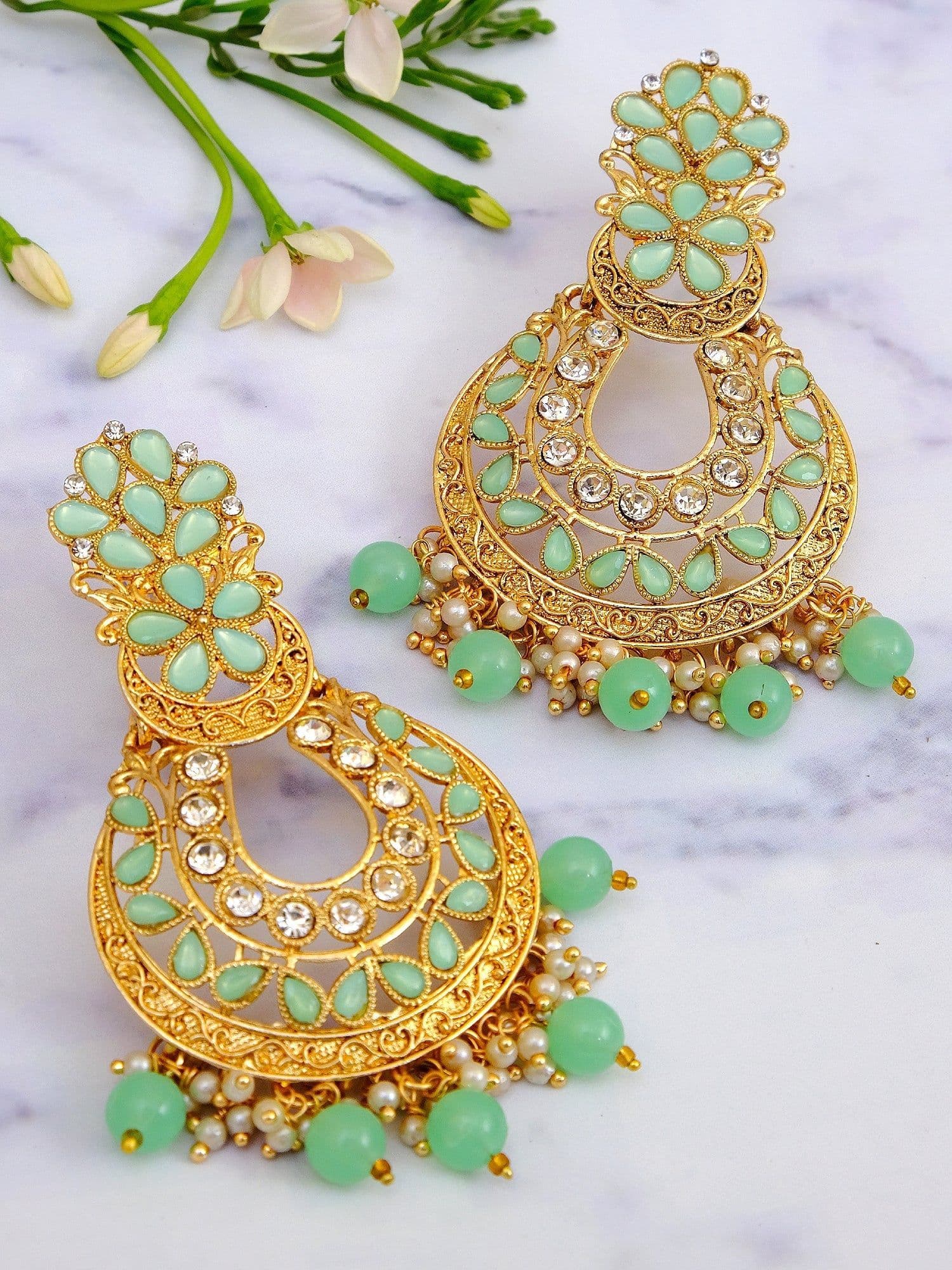 Delicate Traditional Jhumka Earrings for Fashionista Females