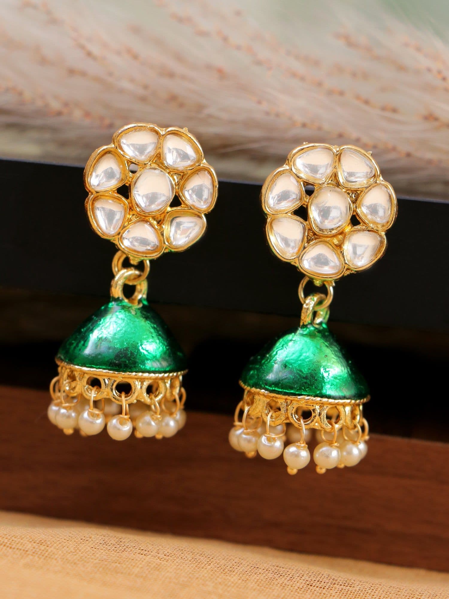 Shop Elegant Jhumki Earrings Online—Traditional Indian Jewelry for Women