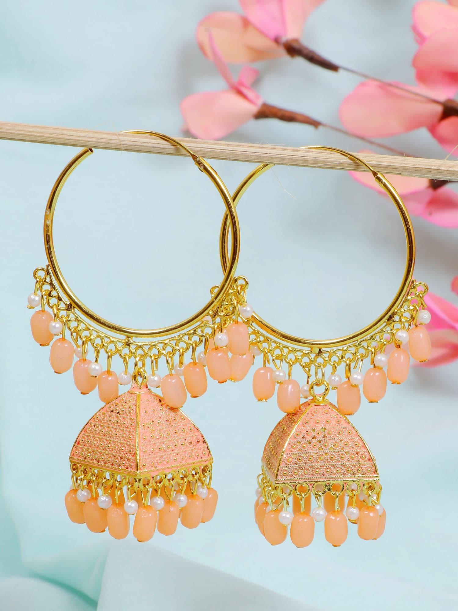 Charming Jhumki Earrings - Traditional Style Fashionista's Choice