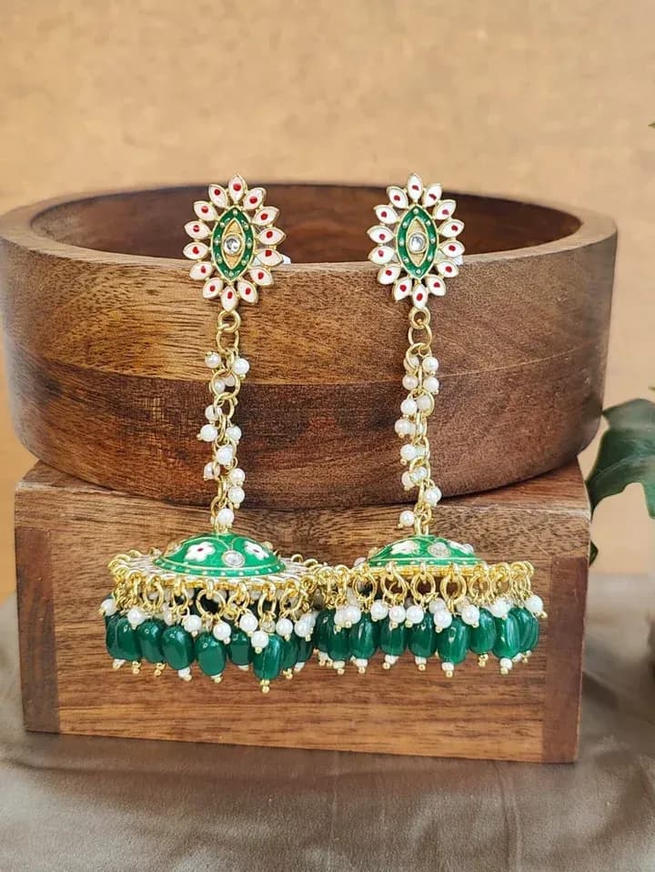 Adorn Your Elegance: Traditional Jhumki Earrings for Fashionistas