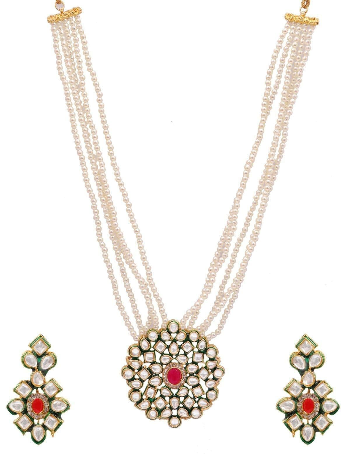 White Splendor - Beaded Kundan Jewellery for the Radiant Bride