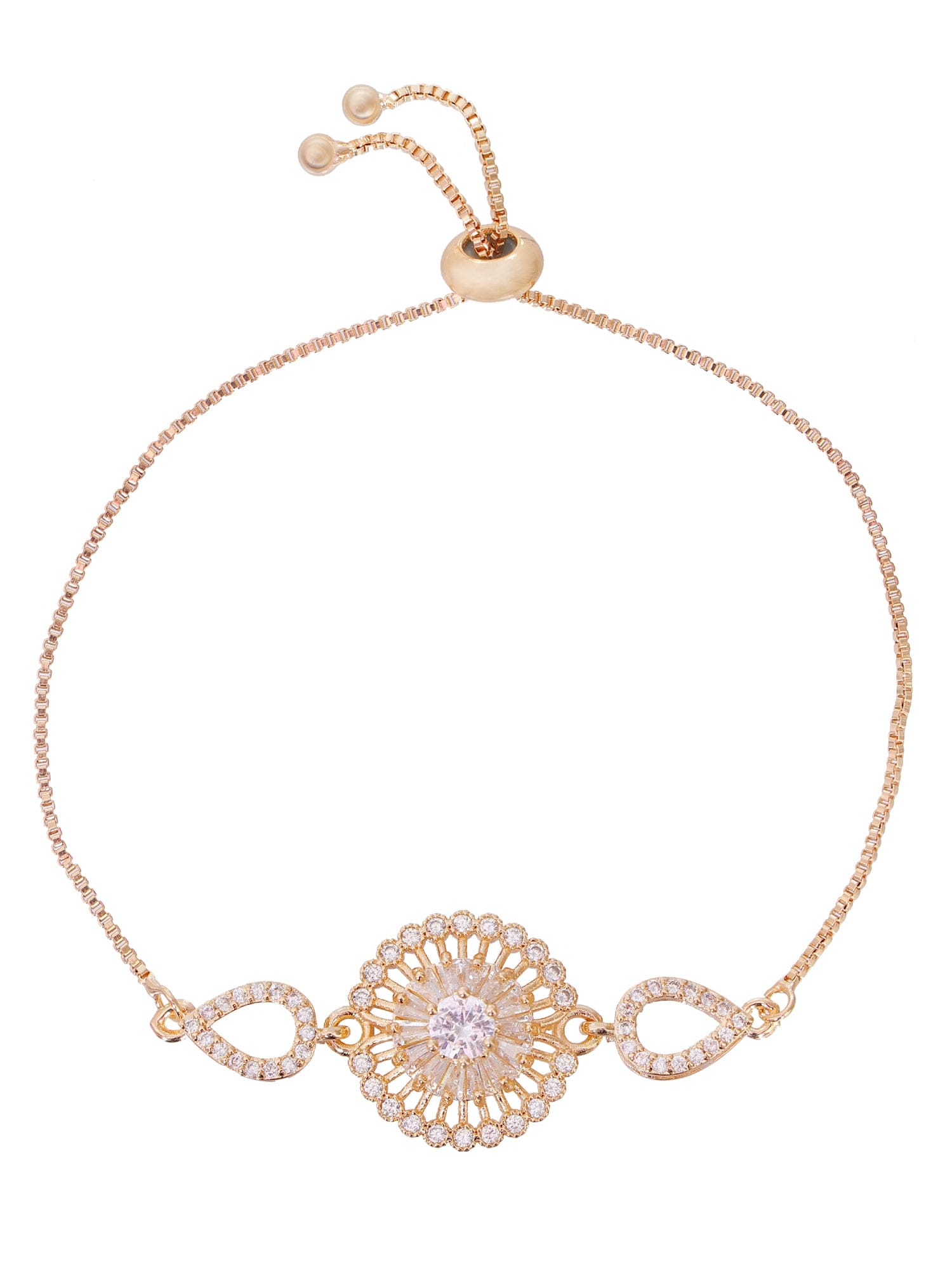 Golden Elegance: Women's Bracelet and Ring Hand Chain